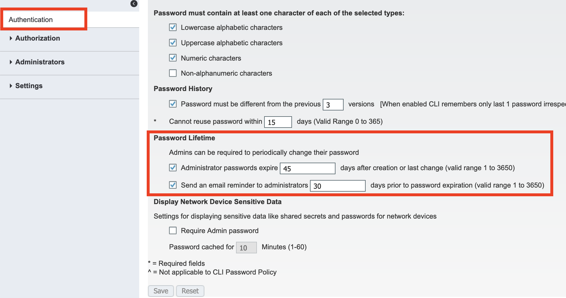 Passwords must. Password mem.